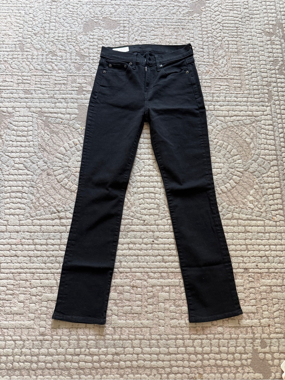 Gap Black Straight-Leg Jeans
